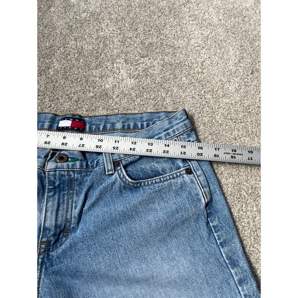 Vintage Tommy Hilfiger Jeans Womens Size 7 Blue Denim Light Wash UAV-UAV Y2K - Picture 7 of 9